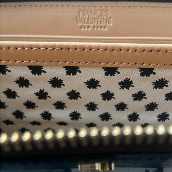 Frances Valentine Croc Embossed Washington Zip Around Continental Wallet - Picture 10 of 13